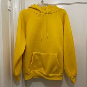 Yellow hoodie